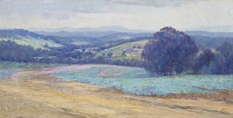 Clara Southern The Road to Warrandyte oil painting image